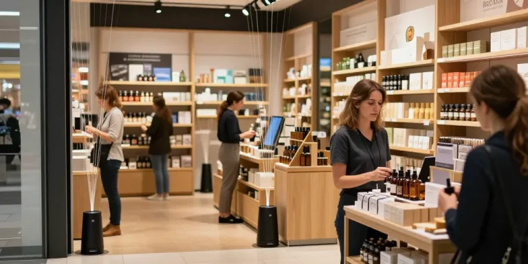 aromatización de espacios comerciales