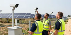 seguridad en parques solares